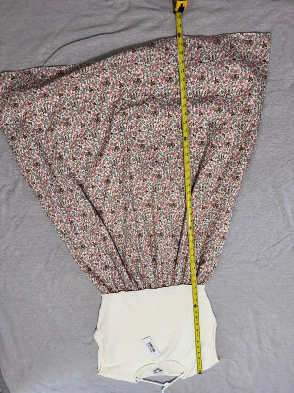 Baltic Born Cream Knit Top with Pink Floral Skirt Girls Casual Dress - Picture 4 of 5